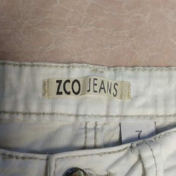 Women's White Shorts - Picture 2 of 5